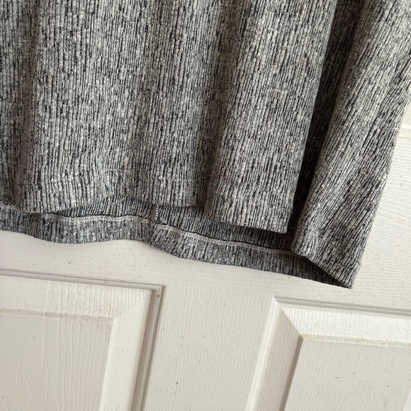 J Jill Black Gray Stretch Linen Blend Modern Dress SZ Medium Can fit Large - Picture 8 of 11